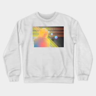 Moiré Noir Crewneck Sweatshirt